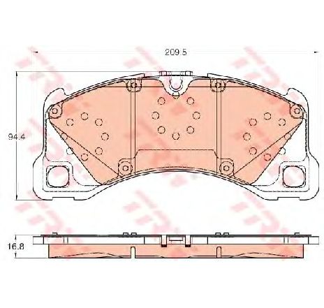 Set placute frana,frana disc TRW GDB2052</br>Piesa auto pentru Frana disc Set placute frana,frana disc TRW GDB2052</br>Piesa auto pentru Frana disc