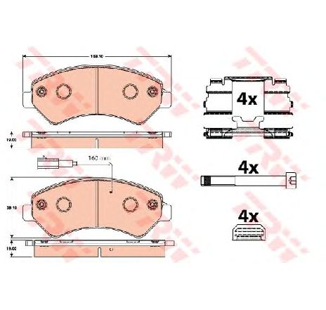Set placute frana,frana disc TRW GDB2072</br>Piesa auto pentru Frana disc Set placute frana,frana disc TRW GDB2072</br>Piesa auto pentru Frana disc
