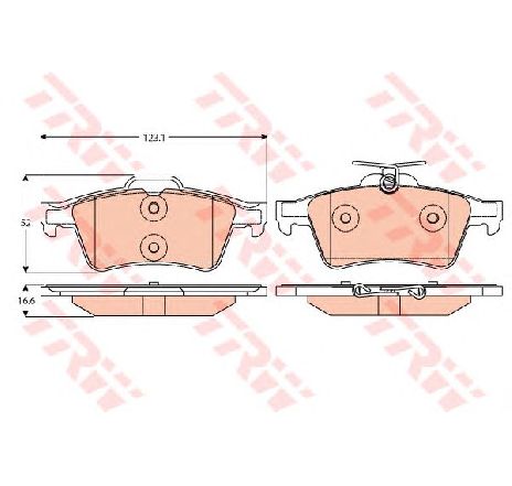 Set placute frana,frana disc TRW GDB2086</br>Piesa auto pentru Frana disc Set placute frana,frana disc TRW GDB2086</br>Piesa auto pentru Frana disc