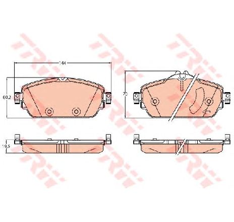 Set placute frana,frana disc TRW GDB2093</br>Piesa auto pentru Frana disc Set placute frana,frana disc TRW GDB2093</br>Piesa auto pentru Frana disc