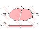 Set placute frana,frana disc TRW GDB3103</br>Piesa auto pentru MAZDA MX-5 II (NB) MAZDA MX-5 Mk II (NB) 1.8
