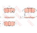 Set placute frana,frana disc TRW GDB3294</br>Piesa auto pentru NISSAN TIIDA limuzina (SC11X)  1.5 dCi