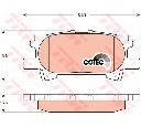 Set placute frana,frana disc TRW GDB3339