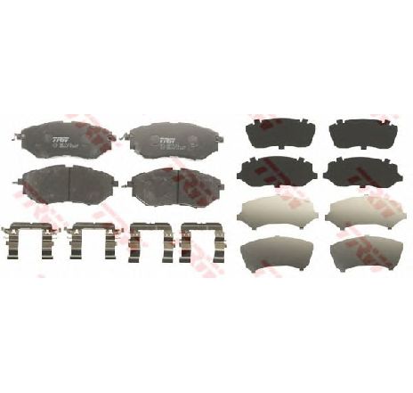 Set placute frana,frana disc TRW GDB3372 Set placute frana,frana disc TRW GDB3372