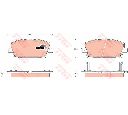 Set placute frana,frana disc TRW GDB3407</br>Piesa auto pentru HONDA CIVIC VIII Hatchback (FN, FK)  1.8