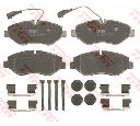 Set placute frana,frana disc TRW GDB3439