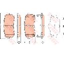 Set placute frana,frana disc TRW GDB3449</br>Piesa auto pentru KIA CARNIVAL / GRAND CARNIVAL III (VQ) KIA SEDONA Mk II (VQ) 2.9 CRDi LX