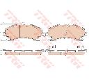 Set placute frana,frana disc TRW GDB3545