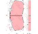 Set placute frana,frana disc TRW GDB5068