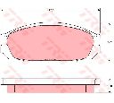 Set placute frana,frana disc TRW GDB745