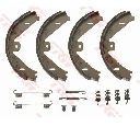 Set saboti frana, frana de mana TRW GS8755