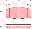 Set frana, frana disc TRW GTD1008</br>Piesa auto pentru Frana disc