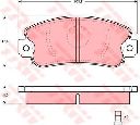 Set frana, frana disc TRW GTD1012</br>Piesa auto pentru Frana disc
