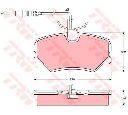 Set frana, frana disc TRW GTD1044</br>Piesa auto pentru Frana disc