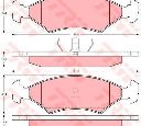 Set frana, frana disc TRW GTD1073</br>Piesa auto pentru Frana disc