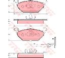 Set frana, frana disc TRW GTD1078</br>Piesa auto pentru Frana disc