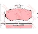 Set frana, frana disc TRW GTD1107</br>Piesa auto pentru Frana disc