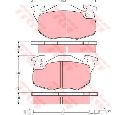 Set frana, frana disc TRW GTD1121</br>Piesa auto pentru Frana disc