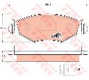 Set frana, frana disc TRW GTD1173</br>Piesa auto pentru Frana disc