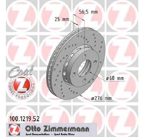 Disc frana ZIMMERMANN 100.1219.52</br>Piesa auto pentru Frana disc Disc frana ZIMMERMANN 100.1219.52</br>Piesa auto pentru Frana disc