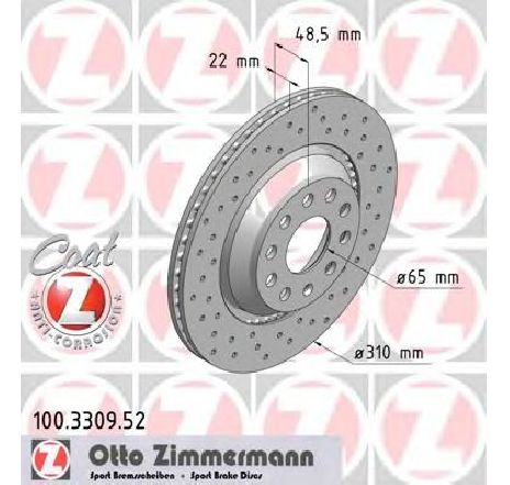 Disc frana ZIMMERMANN 100.3309.52</br>Piesa auto pentru Frana disc Disc frana ZIMMERMANN 100.3309.52</br>Piesa auto pentru Frana disc
