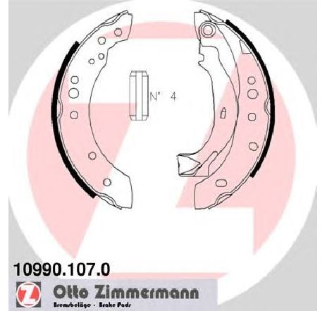 Set saboti frana ZIMMERMANN 10990.107.0</br>Piesa auto pentru Frana tambur Set saboti frana ZIMMERMANN 10990.107.0</br>Piesa auto pentru Frana tambur