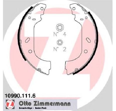 Set saboti frana ZIMMERMANN 10990.111.6</br>Piesa auto pentru Frana tambur Set saboti frana ZIMMERMANN 10990.111.6</br>Piesa auto pentru Frana tambur