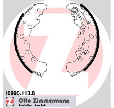 Set saboti frana ZIMMERMANN 10990.113.8</br>Piesa auto pentru Frana tambur Set saboti frana ZIMMERMANN 10990.113.8</br>Piesa auto pentru Frana tambur