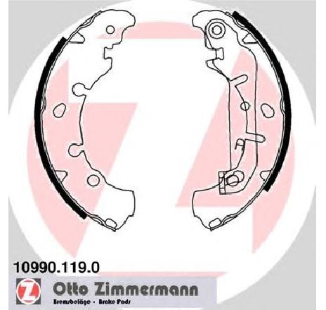 Set saboti frana ZIMMERMANN 10990.119.0</br>Piesa auto pentru Frana tambur Set saboti frana ZIMMERMANN 10990.119.0</br>Piesa auto pentru Frana tambur