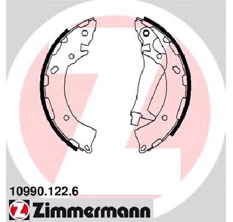 Set saboti frana ZIMMERMANN 10990.122.6</br>Piesa auto pentru Frana tambur Set saboti frana ZIMMERMANN 10990.122.6</br>Piesa auto pentru Frana tambur