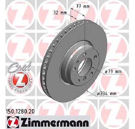 Disc frana ZIMMERMANN 150.1280.20</br>Piesa auto pentru Frana disc Disc frana ZIMMERMANN 150.1280.20</br>Piesa auto pentru Frana disc