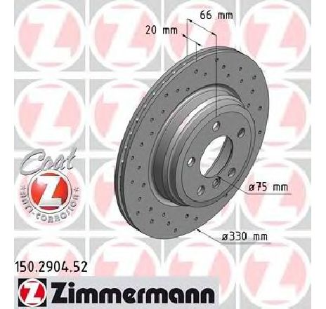Disc frana ZIMMERMANN 150.2904.52</br>Piesa auto pentru Frana disc Disc frana ZIMMERMANN 150.2904.52</br>Piesa auto pentru Frana disc