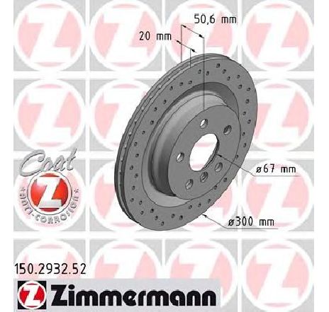 Disc frana ZIMMERMANN 150.2932.52</br>Piesa auto pentru Frana disc Disc frana ZIMMERMANN 150.2932.52</br>Piesa auto pentru Frana disc