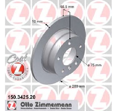Disc frana ZIMMERMANN 150.3425.20 Disc frana ZIMMERMANN 150.3425.20