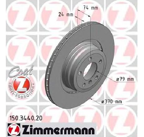 Disc frana ZIMMERMANN 150.3440.20</br>Piesa auto pentru Frana disc Disc frana ZIMMERMANN 150.3440.20</br>Piesa auto pentru Frana disc