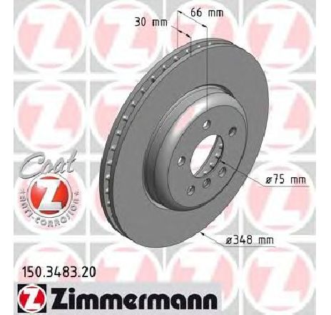 Disc frana ZIMMERMANN 150.3483.20 Disc frana ZIMMERMANN 150.3483.20