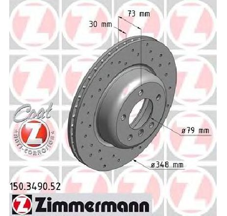 Disc frana ZIMMERMANN 150.3490.52</br>Piesa auto pentru Frana disc Disc frana ZIMMERMANN 150.3490.52</br>Piesa auto pentru Frana disc