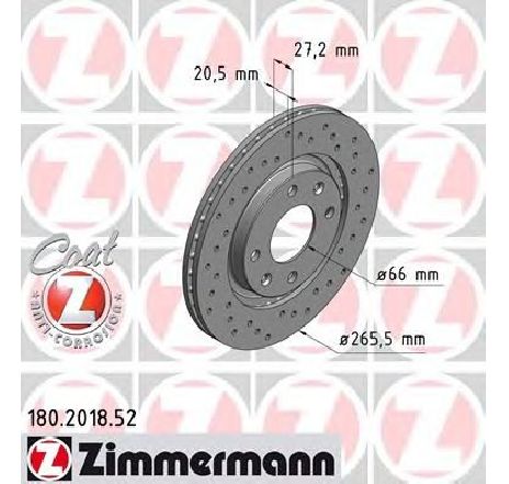 Disc frana ZIMMERMANN 180.2018.52</br>Piesa auto pentru Frana disc Disc frana ZIMMERMANN 180.2018.52</br>Piesa auto pentru Frana disc