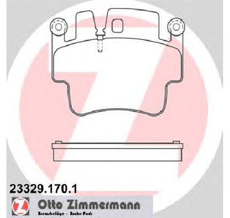 Set placute frana,frana disc ZIMMERMANN 23329.170.1</br>Piesa auto pentru Frana disc Set placute frana,frana disc ZIMMERMANN 23329.170.1</br>Piesa auto pentru Frana disc