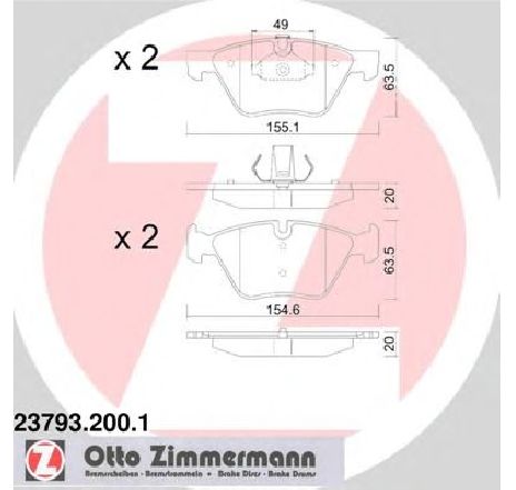 Set placute frana,frana disc ZIMMERMANN 23793.200.1</br>Piesa auto pentru Frana disc Set placute frana,frana disc ZIMMERMANN 23793.200.1</br>Piesa auto pentru Frana disc