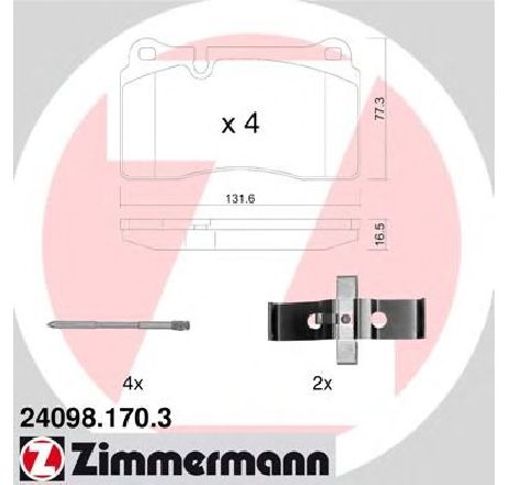 Set placute frana,frana disc ZIMMERMANN 24098.170.3</br>Piesa auto pentru Frana disc Set placute frana,frana disc ZIMMERMANN 24098.170.3</br>Piesa auto pentru Frana disc
