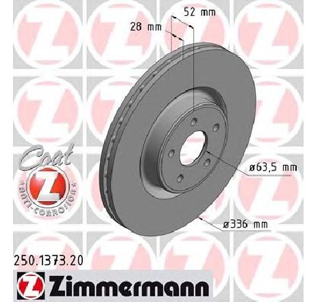 Disc frana ZIMMERMANN 250.1373.52</br>Piesa auto pentru Frana disc Disc frana ZIMMERMANN 250.1373.52</br>Piesa auto pentru Frana disc