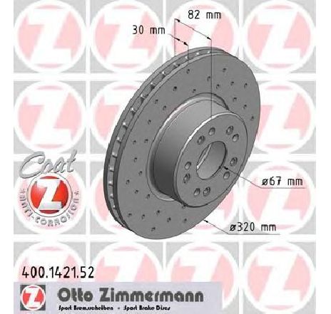 Disc frana ZIMMERMANN 400.1421.52</br>Piesa auto pentru Frana disc Disc frana ZIMMERMANN 400.1421.52</br>Piesa auto pentru Frana disc