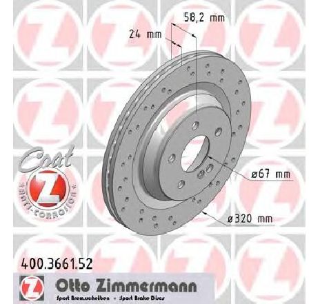 Disc frana ZIMMERMANN 400.3661.52</br>Piesa auto pentru Frana disc Disc frana ZIMMERMANN 400.3661.52</br>Piesa auto pentru Frana disc