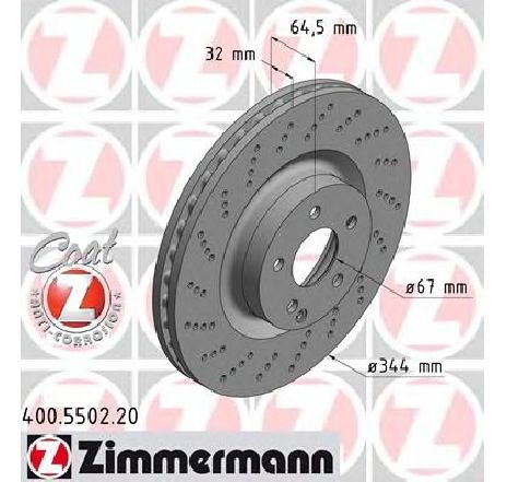 Disc frana ZIMMERMANN 400.5502.20</br>Piesa auto pentru Frana disc Disc frana ZIMMERMANN 400.5502.20</br>Piesa auto pentru Frana disc
