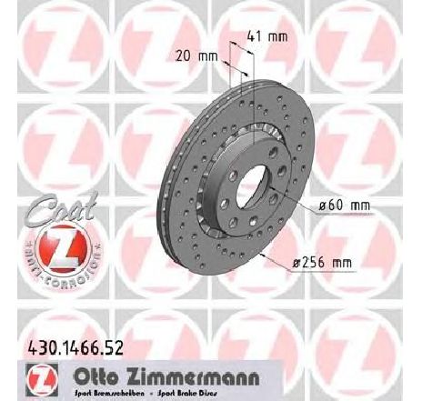 Disc frana ZIMMERMANN 430.1466.52</br>Piesa auto pentru Frana disc Disc frana ZIMMERMANN 430.1466.52</br>Piesa auto pentru Frana disc