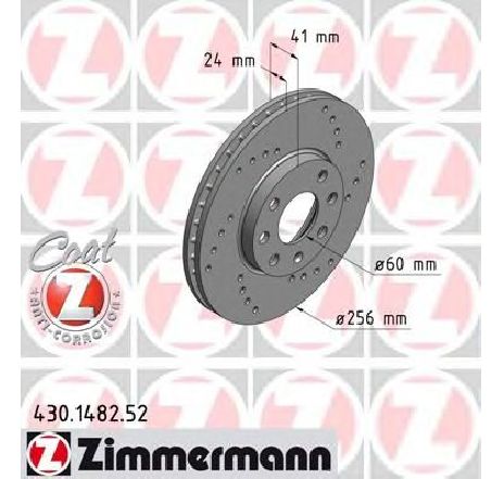 Disc frana ZIMMERMANN 430.1482.52</br>Piesa auto pentru Frana disc Disc frana ZIMMERMANN 430.1482.52</br>Piesa auto pentru Frana disc