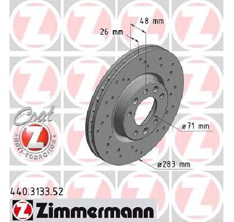 Disc frana ZIMMERMANN 440.3133.52</br>Piesa auto pentru Frana disc Disc frana ZIMMERMANN 440.3133.52</br>Piesa auto pentru Frana disc