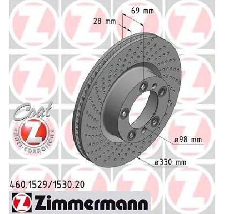 Disc frana ZIMMERMANN 460.1529.20</br>Piesa auto pentru Frana disc Disc frana ZIMMERMANN 460.1529.20</br>Piesa auto pentru Frana disc