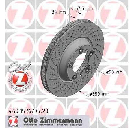 Disc frana ZIMMERMANN 460.1576.20</br>Piesa auto pentru Frana disc Disc frana ZIMMERMANN 460.1576.20</br>Piesa auto pentru Frana disc